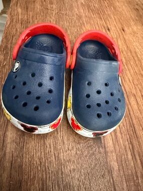 Toddler Mickey Mouse Crocs - size 6c